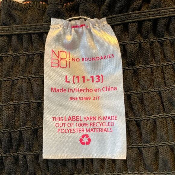 No Boundaries Junior's Large 11/13 Mini Dress Floral Print Padded NEW - Picture 10 of 10